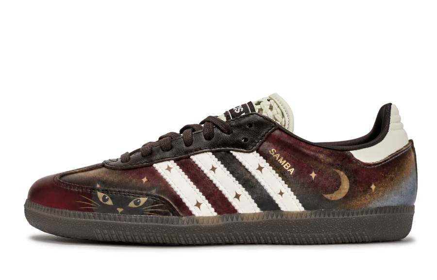 Adidas Originals SAMBA OG German Army Trainers Unisex Low Top Red Brown