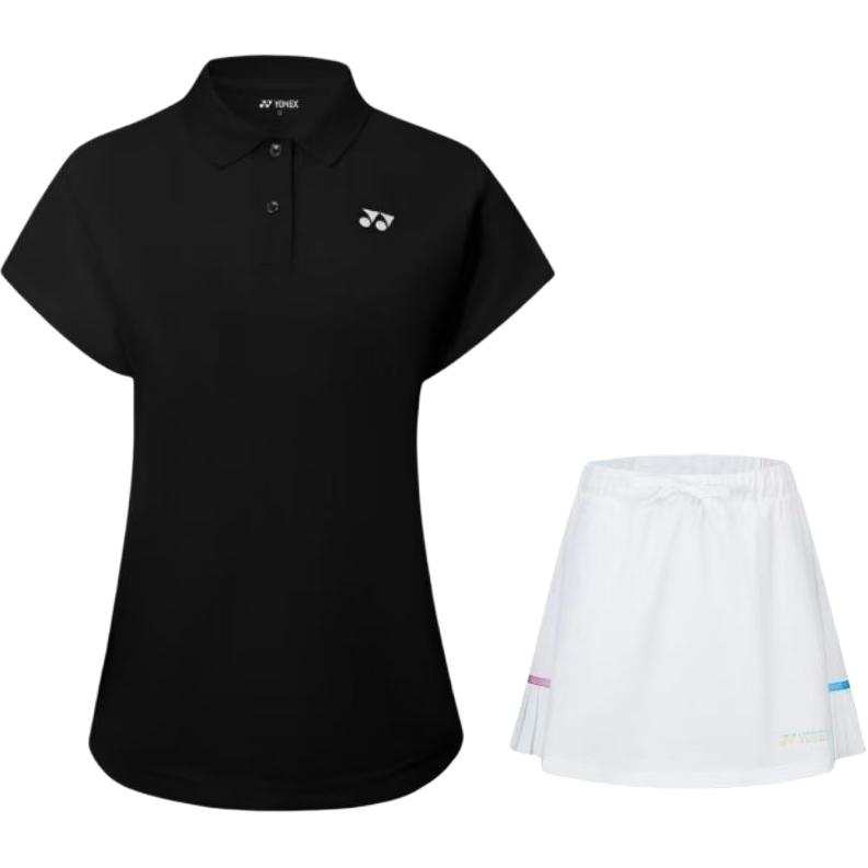 YONEX Badminton Uniform Sets Women's Polo Collar Moderate Short Skirt