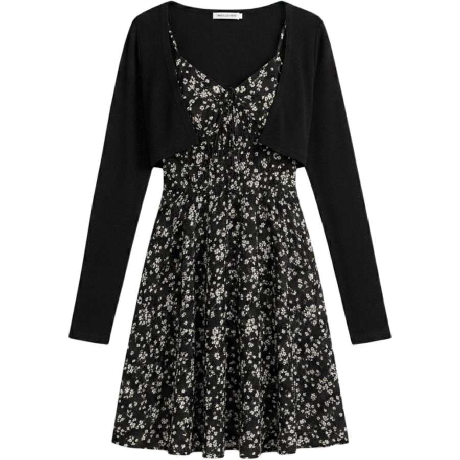 CHARM GLOW Two Piece Skirt Sets Women's Irregular Moderate Short Skirt