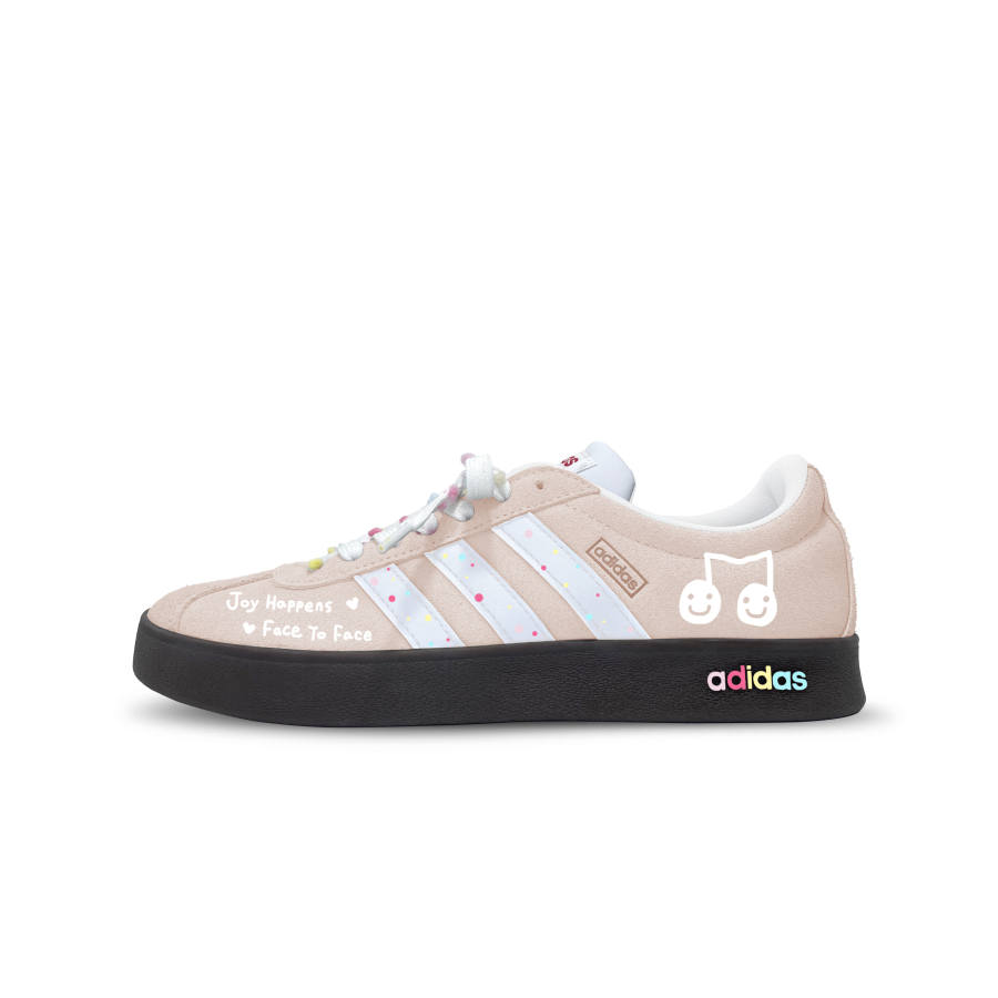Adidas Adidas Vl Court Classic German Army Trainers Unisex Low Top White, Brown