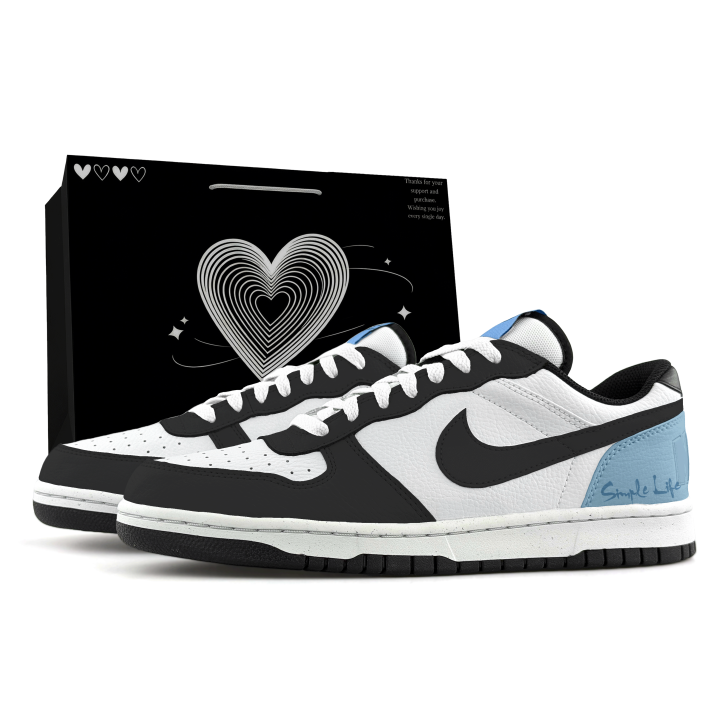 Nike Nike Big Skateboard Shoes Men's Low Top White