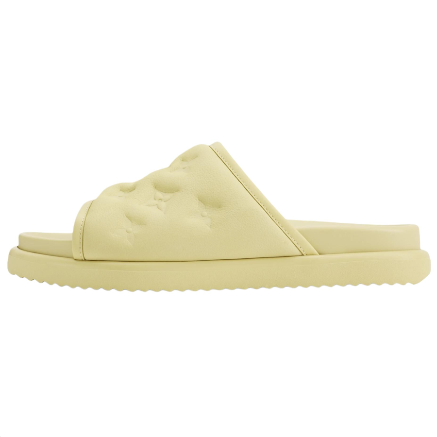 LOUIS VUITTON Miami Slide Slippers Men's Yellow