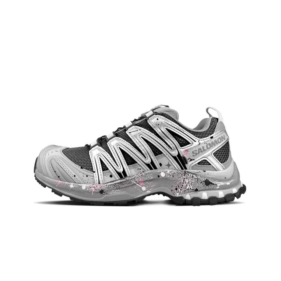 SALOMON XA PRO 3D Running Shoes Unisex Low Top Pink