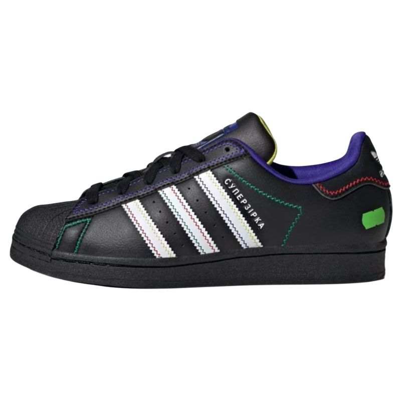 Adidas Originals Adidas Superstar X Kseniaschnaider 'Black Night Flash Green' Women's