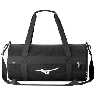 Mizuno Polyester Gym Bag, Crossbody Bag Swim Bag Unisex Black/Black Gray