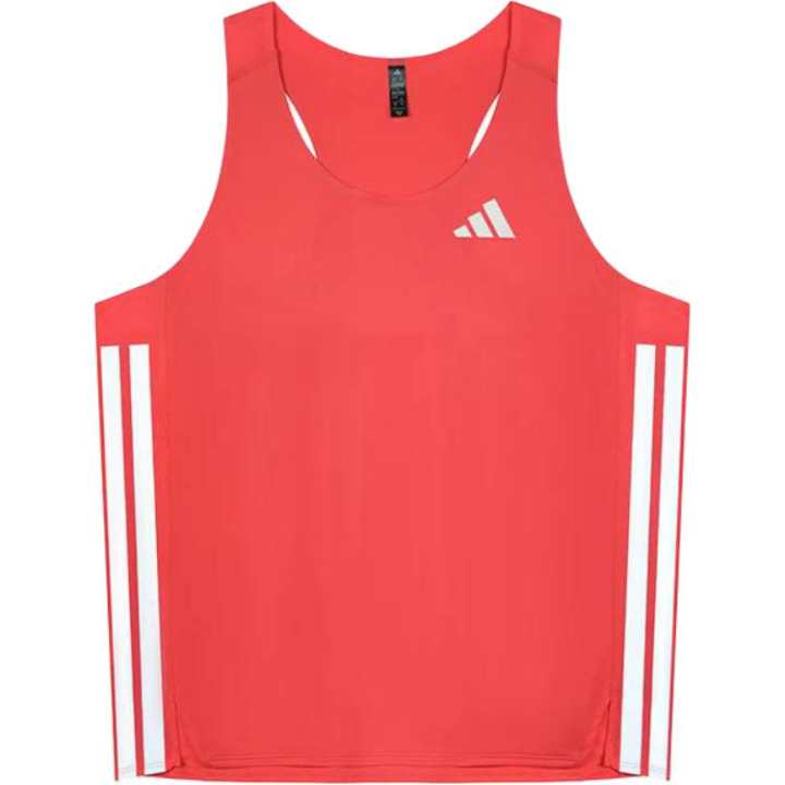 Adidas Adidas Track & Field Clothing Unisex Red/White Crew Neck Moderate