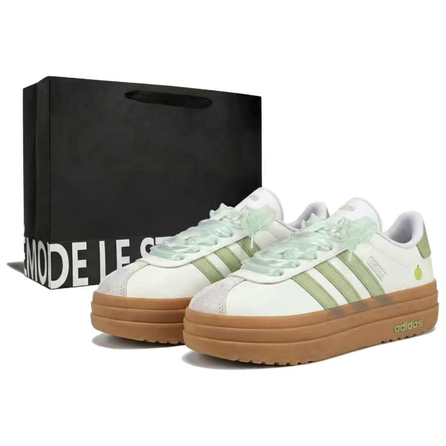 Adidas Adidas VL Court Bold Skateboard Shoes Women's Low Top Green
