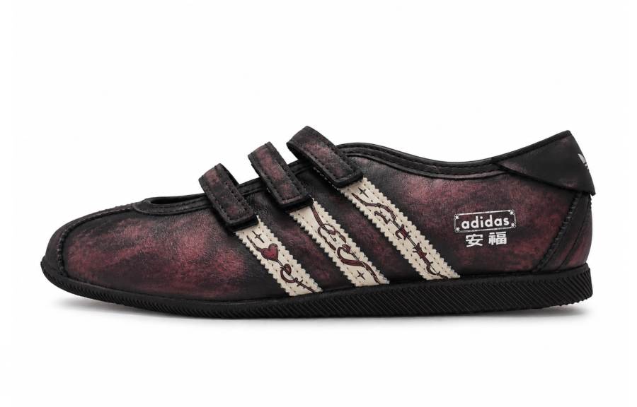 Adidas Originals ANFU Mary Jane Shoes Women's Black/Beige/Red