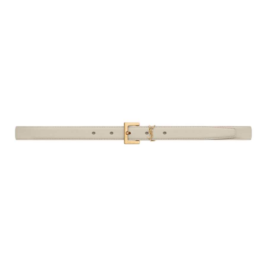 SAINT LAURENT SAINT LAURENT Monogram Narrow Belt