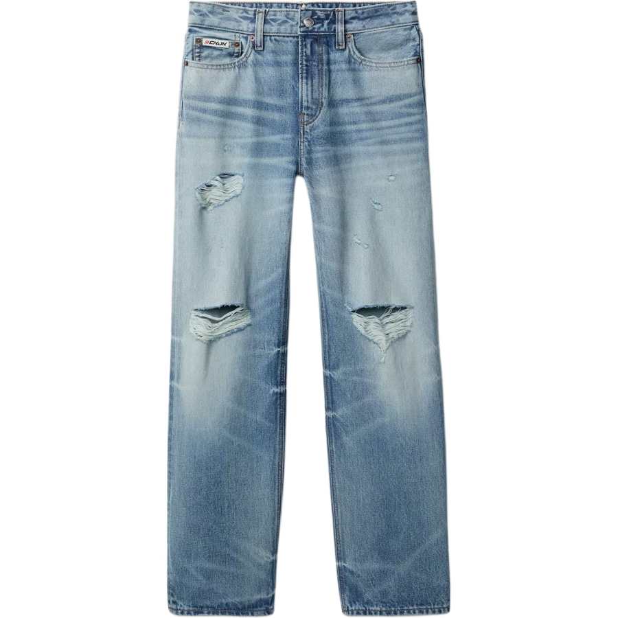 Calvin Klein Jung Kook Collaboration Jeans Men's Blue Moderate Other