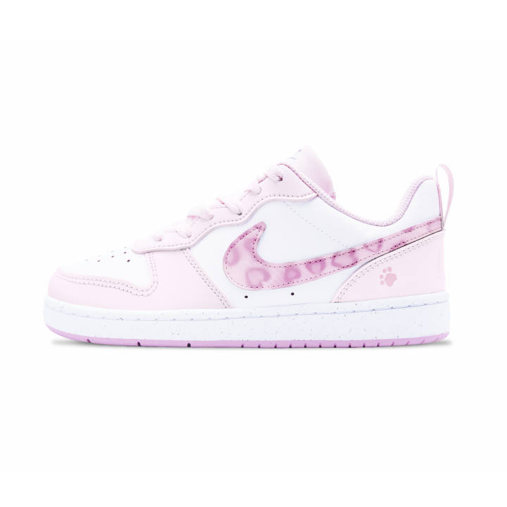 Nike Nike Court Borough Skateboard Shoes Unisex Low Top Pink/White