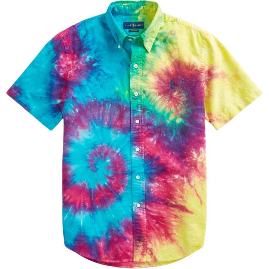 Polo Ralph Lauren Shirts Men's Multicolor Lapel Moderate Nipped In Waist