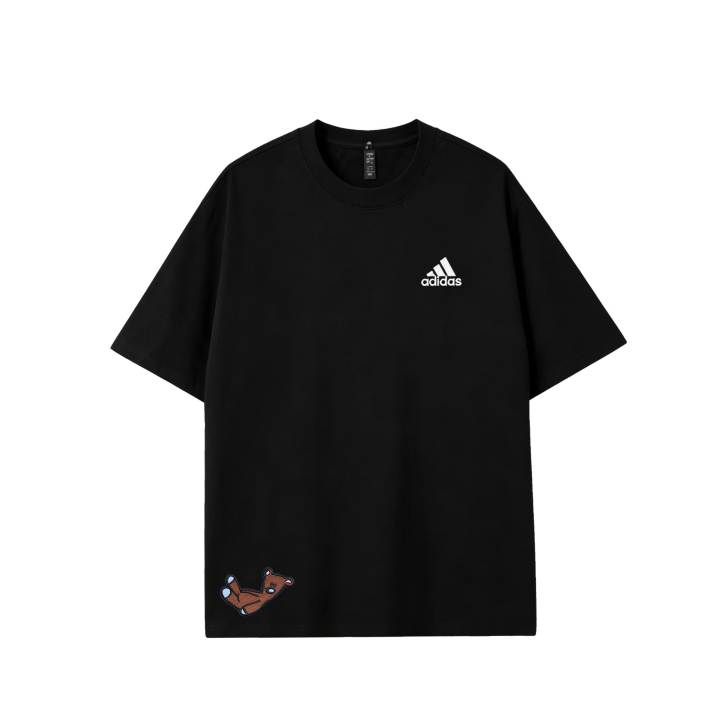 Adidas Adidas MUST HAVES T Shirts Unisex Black Crew Neck Moderate Straight Fit