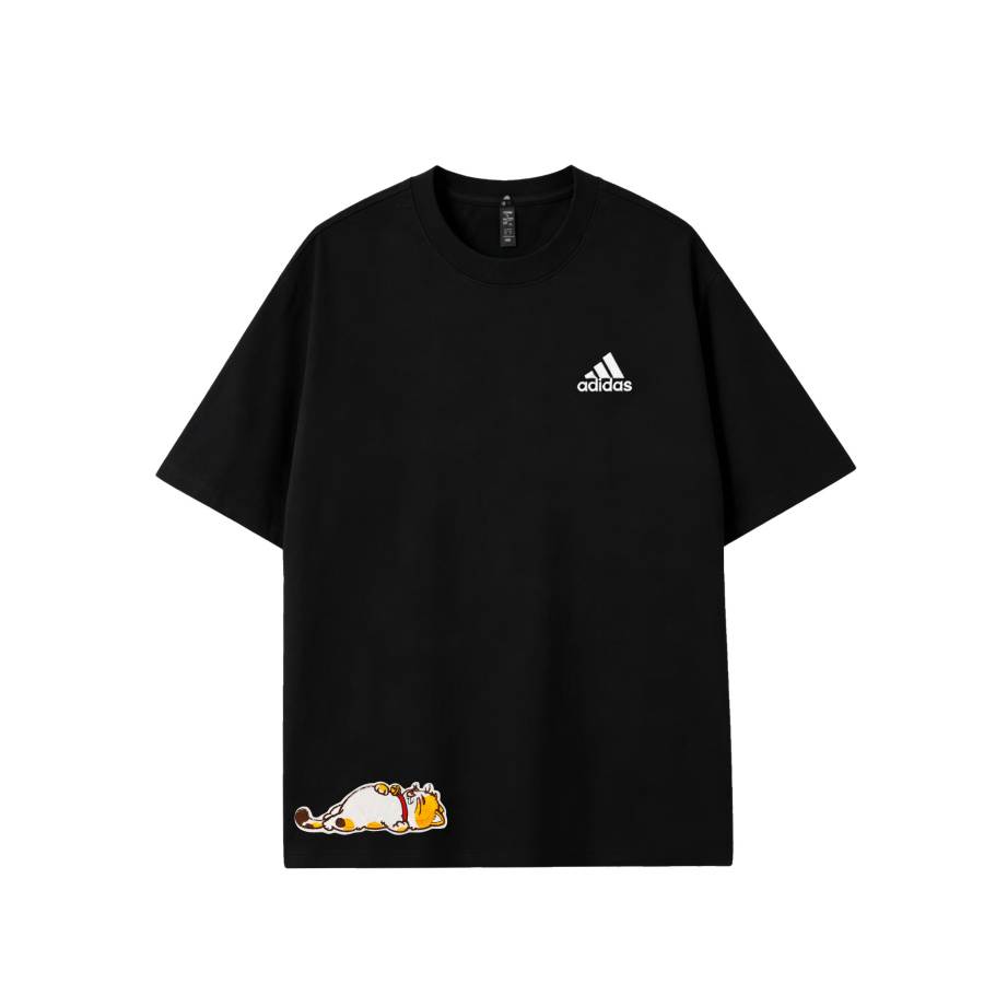 Adidas Adidas MUST HAVES T Shirts Unisex Black Crew Neck Moderate Straight Fit