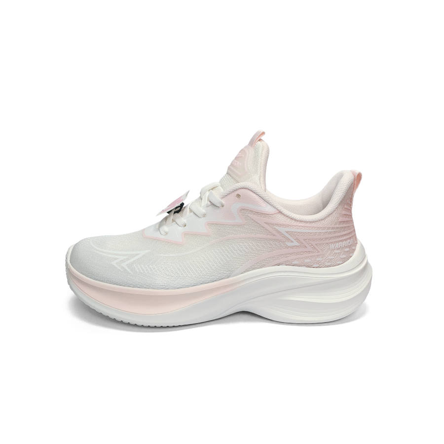 WARRIOR Running Shoes Women's Low Top White Pink