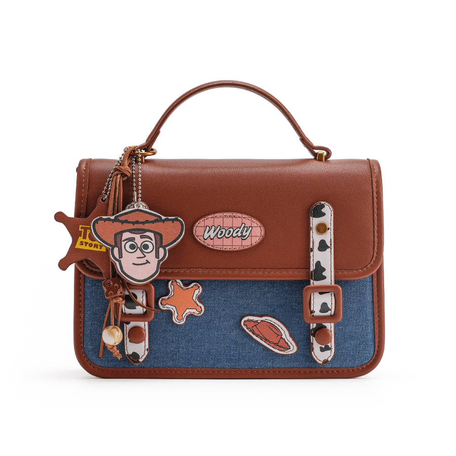 Disney Toy Story Handbags Denim Blue Charm Included