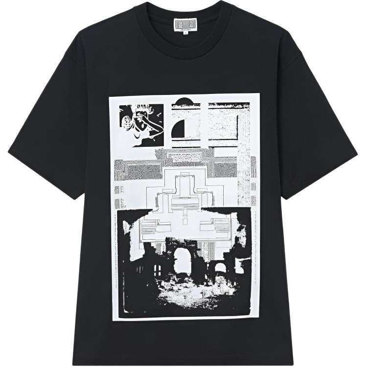 Cav Empt Cav Empt T Shirts Unisex Black Crew Neck Moderate