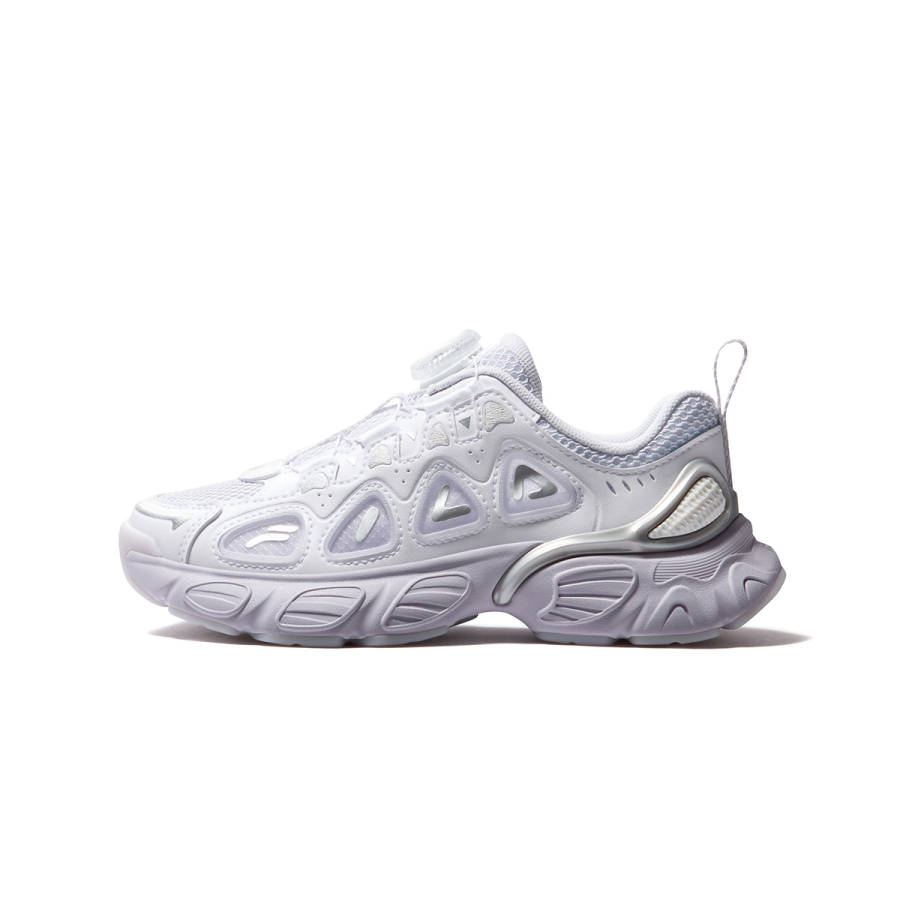 FILA KIDS Heritage FHT Rebound Breathable Support Low top Kids' Running Shoes Lilac White Kids'