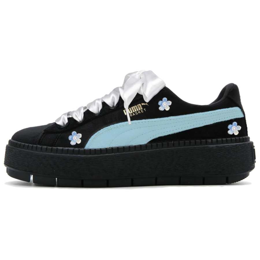PUMA Platform Trace Skateboard Shoes Women's Low Top Black