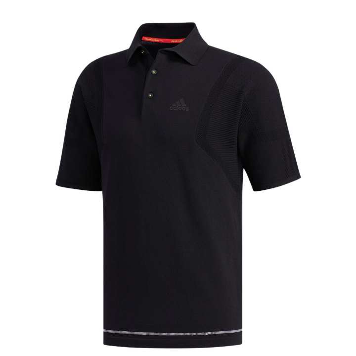 Adidas Adidas Polo Shirts Men's Black Polo Collar Moderate