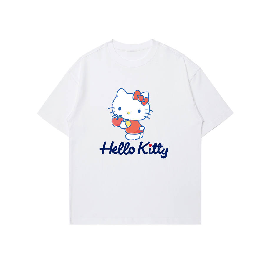 Sanrio Hello Kitty T Shirts Unisex Crew Neck Moderate Straight Fit