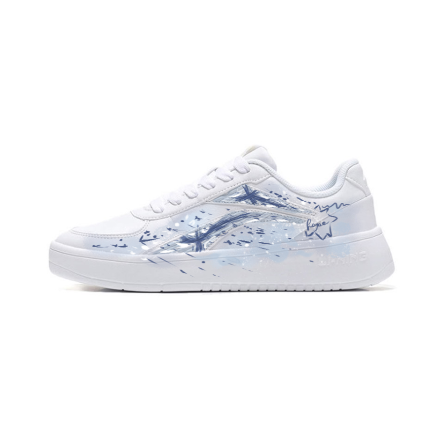 Li-Ning Li Ning Skateboard Shoes Unisex Low Top White/Gray/Black/Blue