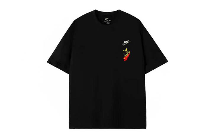 Nike Nike Sportswear Club T Shirts Men's Black Crew Neck Thin