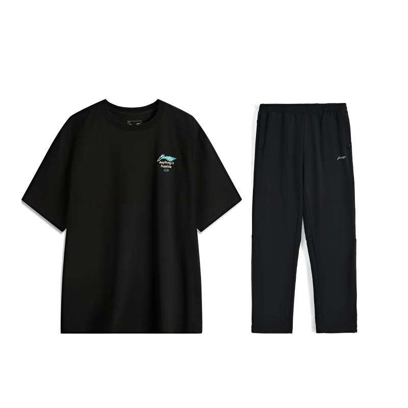 Li-Ning Li Ning Casual Sportswear Unisex Crew Neck Moderate