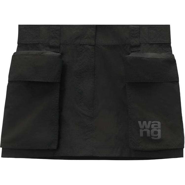 Alexander Wang Logo Printed Cargo Mini Skirt