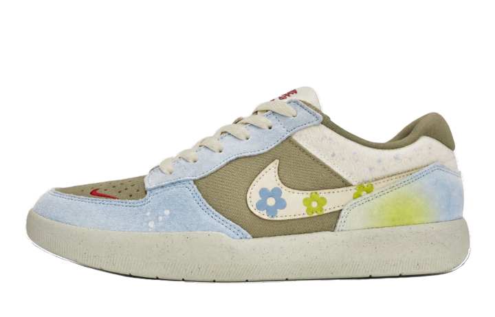 Nike Nike SB Force 58 Skateboard Shoes Men's Low Top Blue/Green
