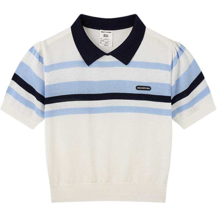 Skechers Kids T Shirts Polo Collar Moderate