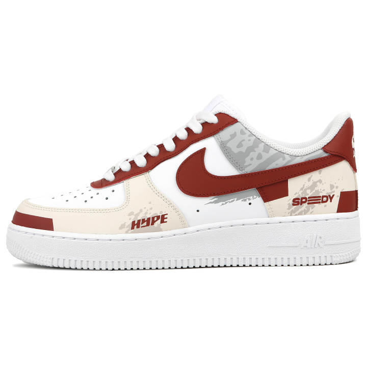 Nike Nike Air Force 1 Skateboard Shoes Unisex Low Top White/Red