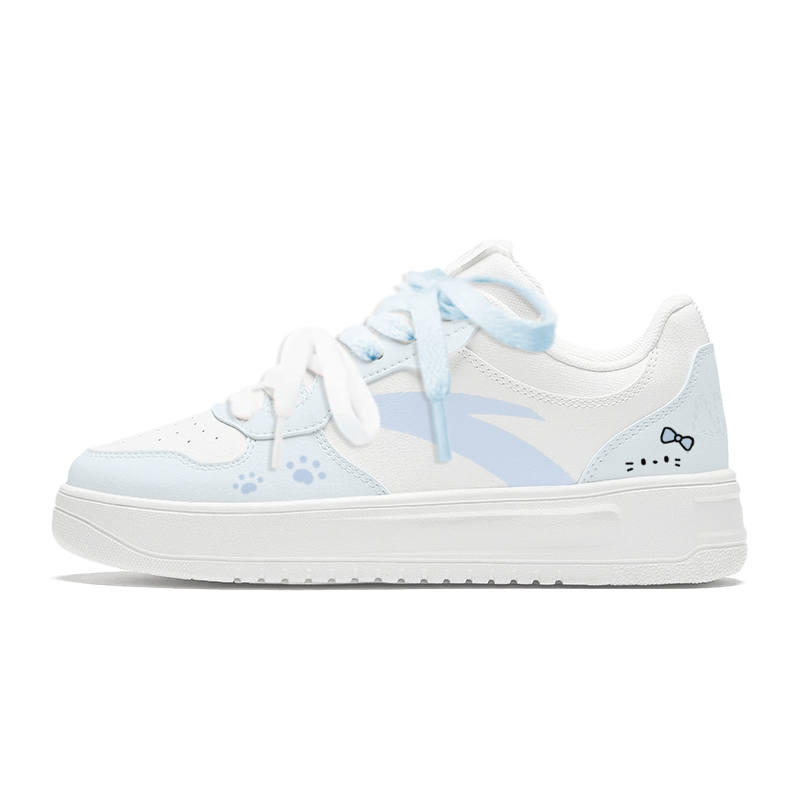 ANTA Easy Skateboard Shoes Women's Low Top Blue
