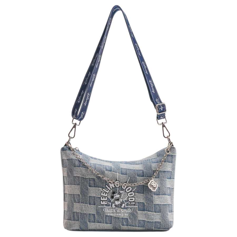 Disney Mickey Mouse Crossbody Bags Denim Blue Including Accessories