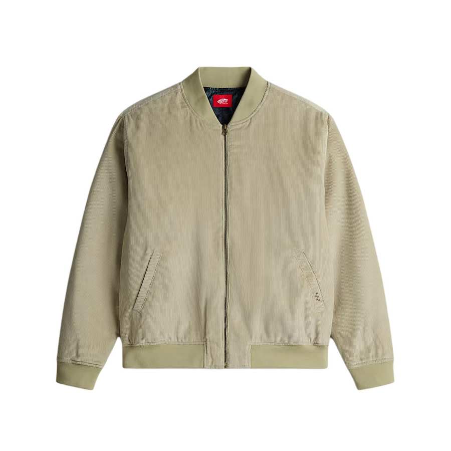 Vans Vans Jackets Men's Beige Baseball Collar Moderate Other