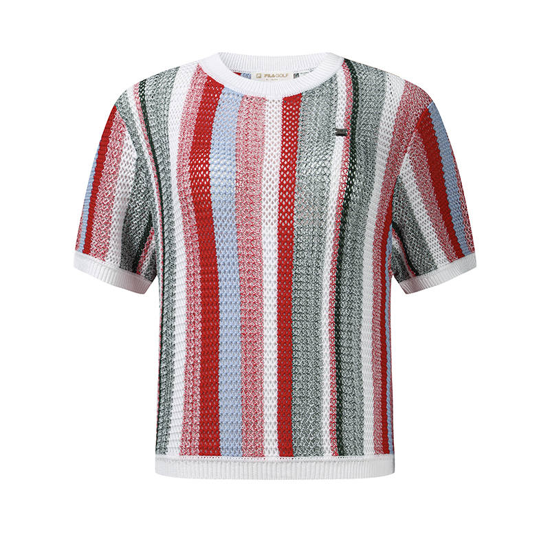 FILA Golf Knitwear Women's Jade White Crew Neck Moderate