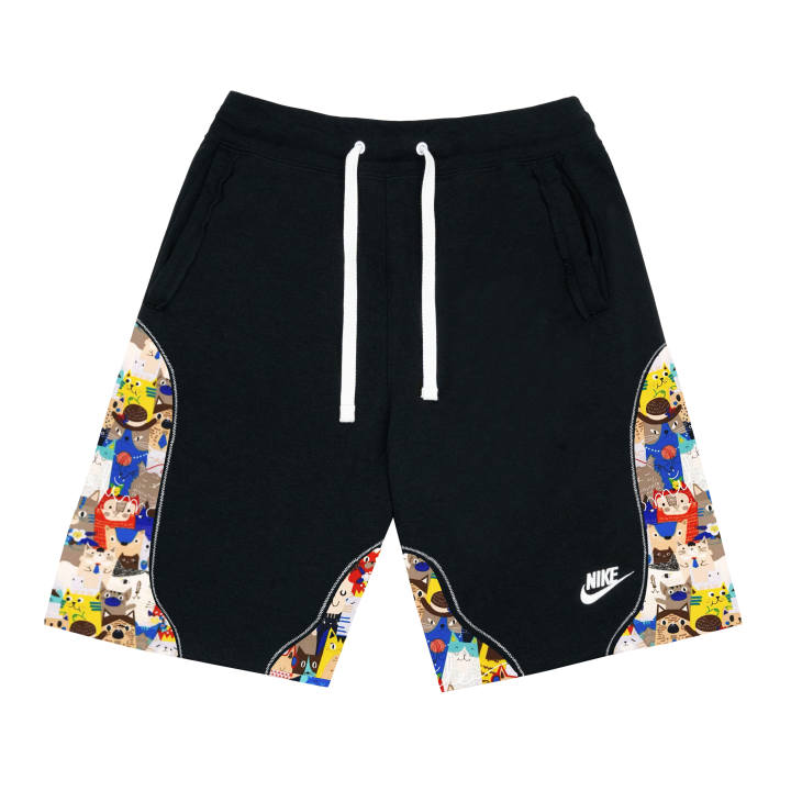 Nike Nike Club Casual Shorts Unisex Black Moderate Straight Fit Pants