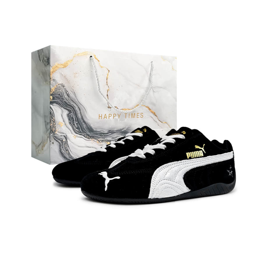 PUMA Speedcat Casual Shoes Unisex Low Top Silver/Black