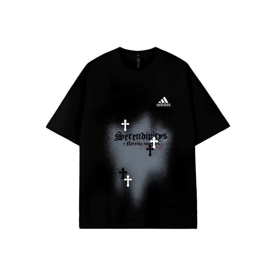 Adidas Adidas MUST HAVES T Shirts Unisex Black Crew Neck Thin Straight Fit