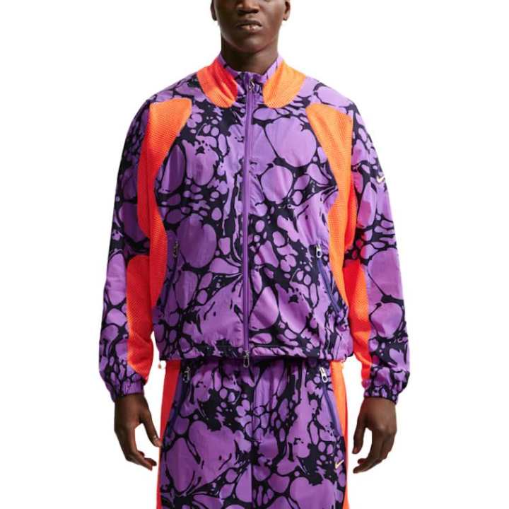 Nike Nike Jackets Men's Bright Purple/Full Orange/Orange Tone Stand Collar Moderate Other