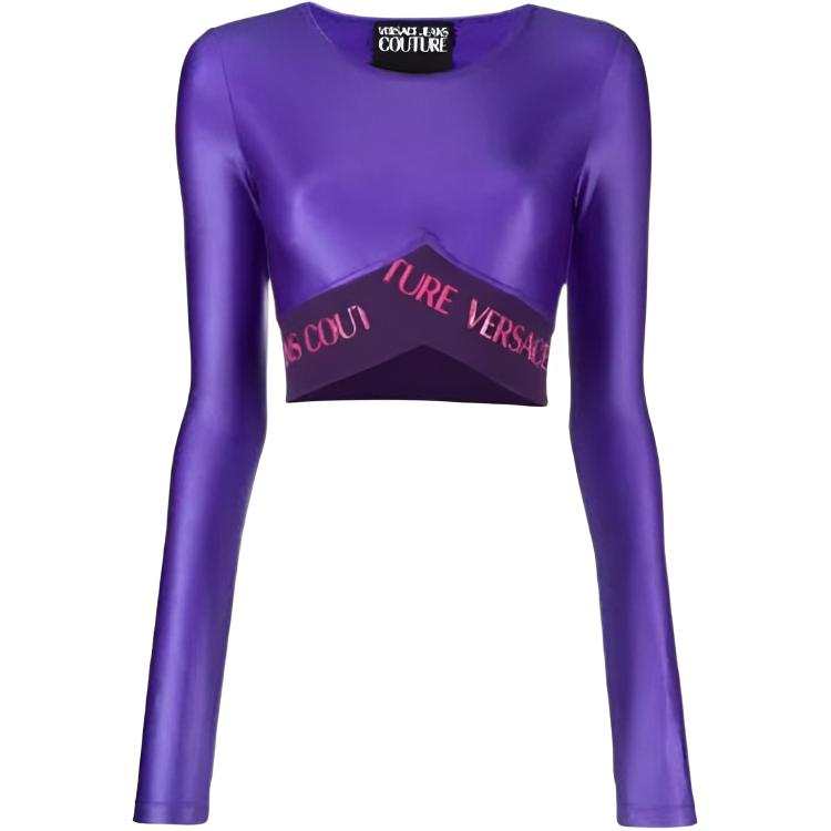 VERSACE JEANS COUTURE 【Previous Season】logo-underband crop top
