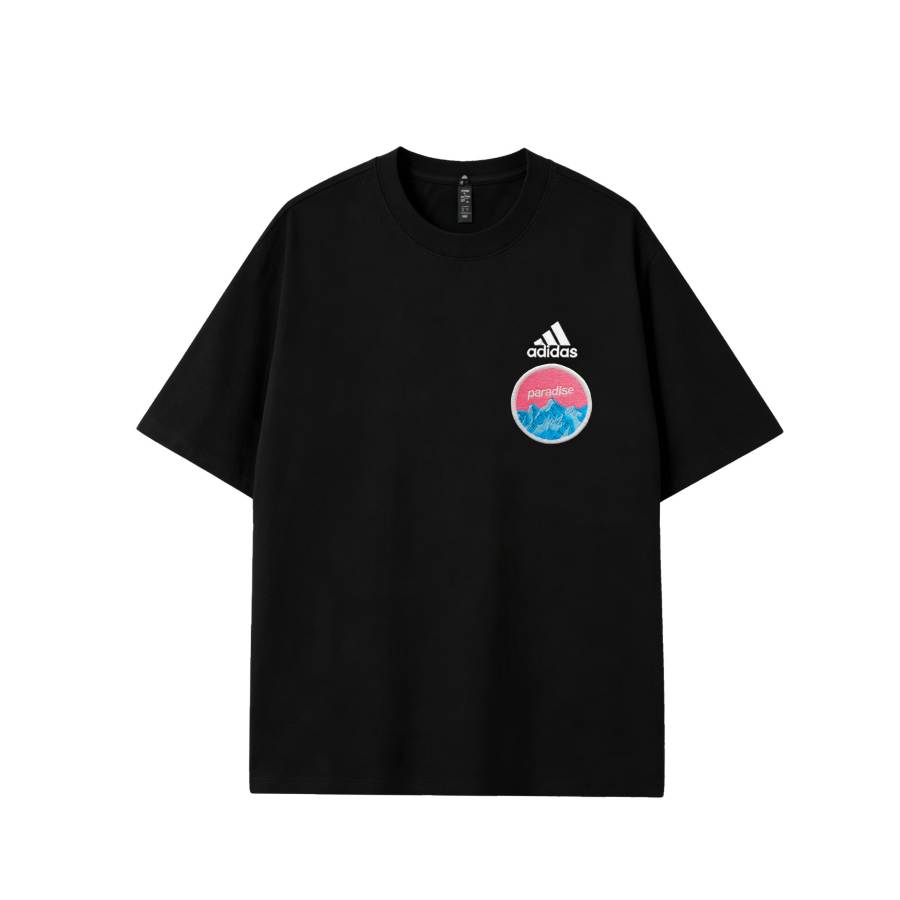 Adidas Adidas MUST HAVES T Shirts Unisex Black Crew Neck Moderate Straight Fit
