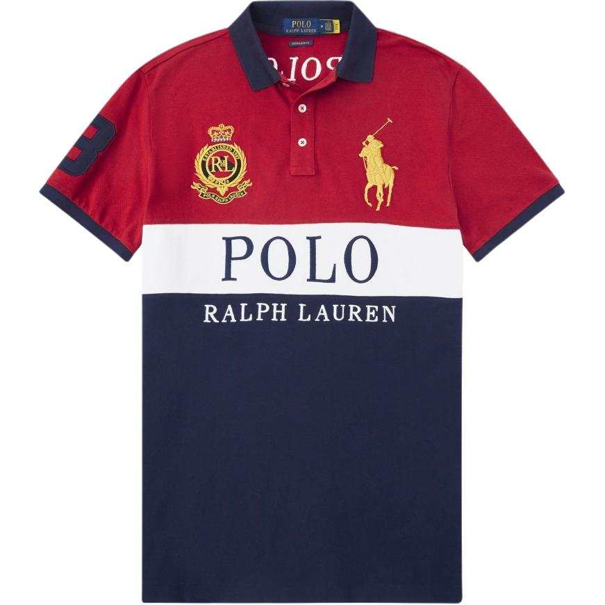 Polo Ralph Lauren Big Pony Polo Shirts Men's Multicolor Polo Collar Moderate Straight Fit