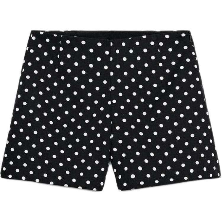 ZARA Casual Shorts Women's Black/Nude