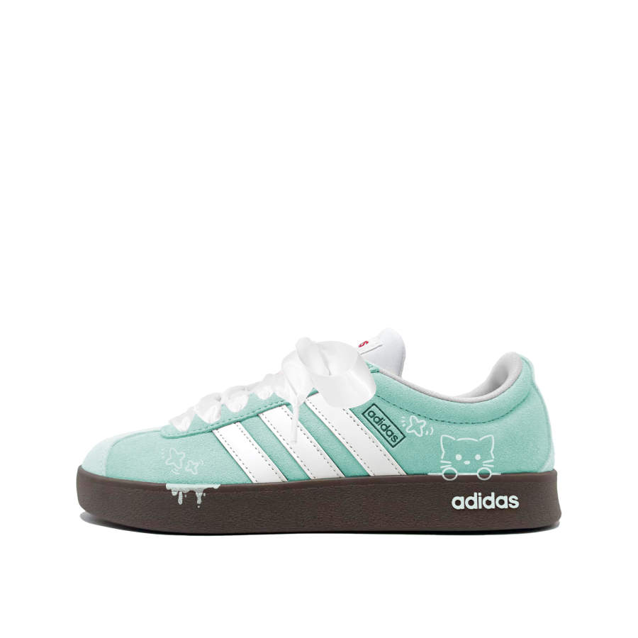 Adidas Adidas VL COURT 2.0 Skateboard Shoes Unisex Low Top White