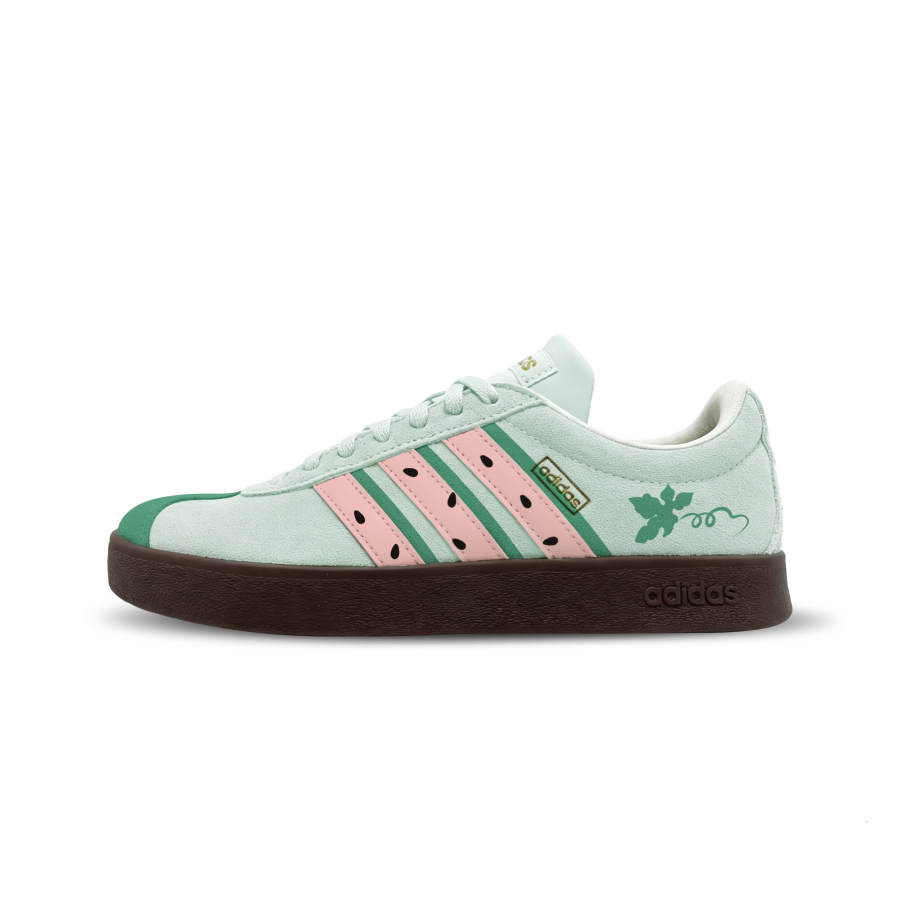 Adidas Adidas Vl Court Classic German Army Trainers Unisex Low Top Green, Black