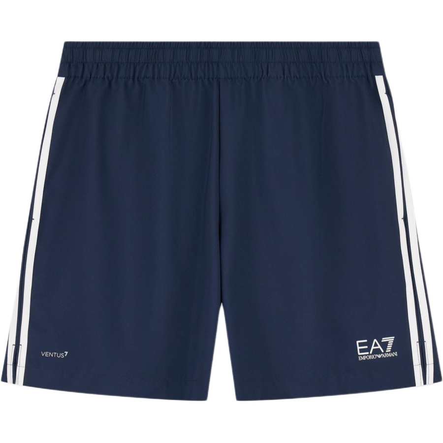 EMPORIO ARMANI EA7 Casual Shorts Men's ARMANI Blue Moderate Straight Fit Pants