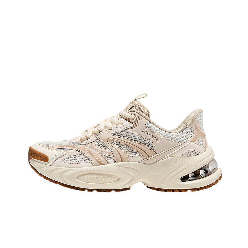 Skechers UNO RYZE Chunky Sneakers Women's Low Top Natural