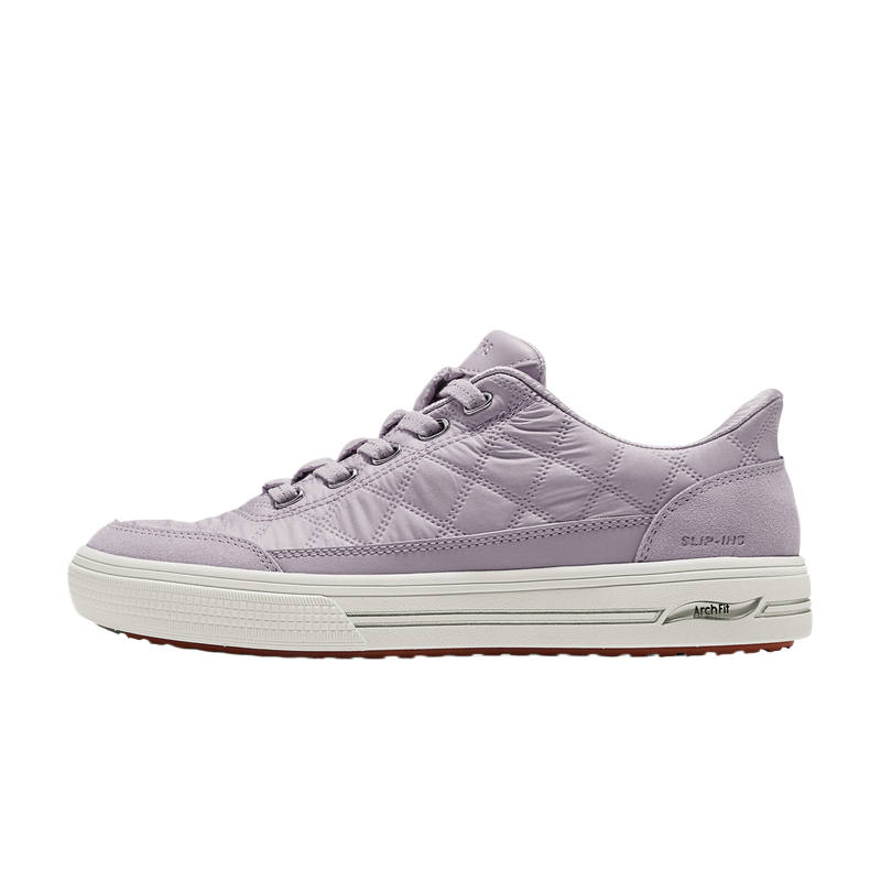 Skechers Street Skateboard Shoes Women's Low Top Purple