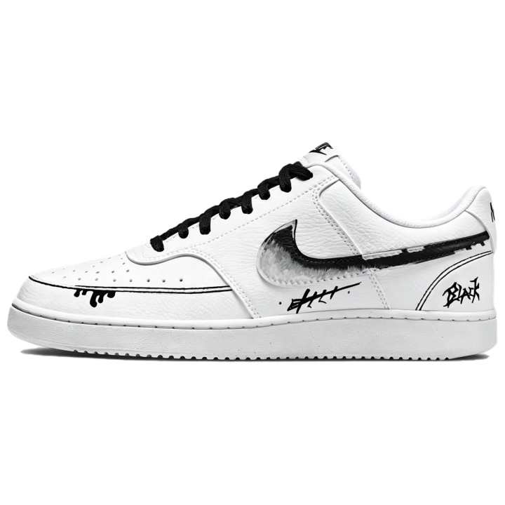 Nike Nike Court Vision 1 Skateboard Shoes Men's Low Top Black